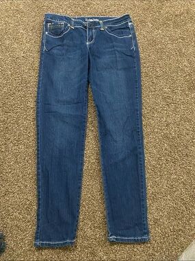 NYDJ Dark Blue Straight Leg Jeans